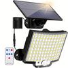 No-Wire Solar Outdoor Lights, Bright LED Motion Activated Floodlight, Easy Install Waterproof Wall Light for Patio,Garden,Garage