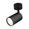 Black GU10 35W Adjustable Ceiling Spotlight