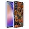 Halloween Fall Art Witch Cat Phone Case for Samsung A17 A37 A57 A07 A16 A26 A36 A56 A06 A02S A12 A22 A32 A52S A04S A14 A24 A34 A