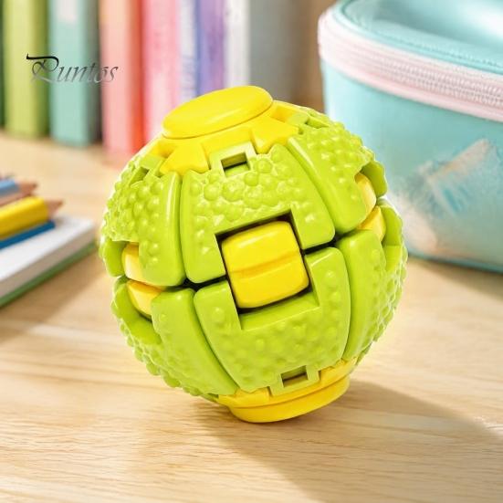 Сенсорные Шарики 3D Печатный Дурман Пресс Спиннер-Игрушка для Снятия Стресса, Массажный Вращающийся Шарик Настольная Игрушка для Офиса, Дома, Путешествий