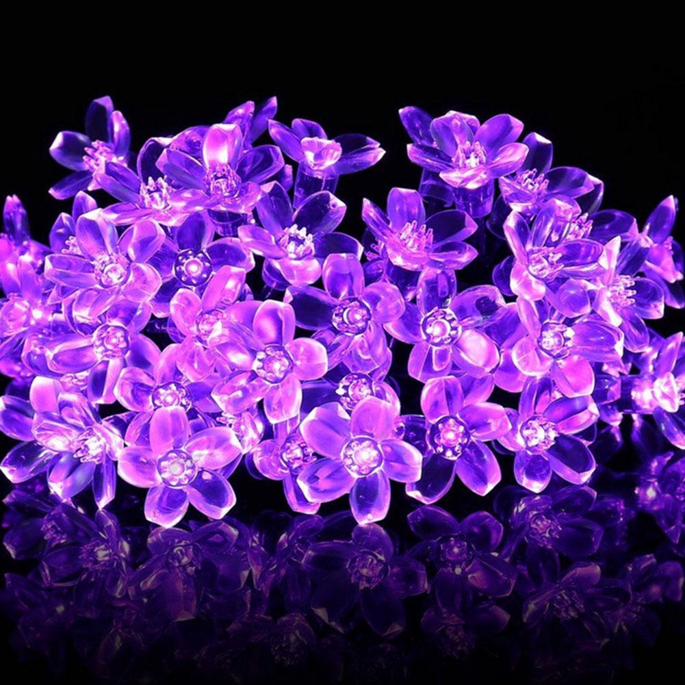 Водонепроницаемая светодиодная садовая гирлянда, на солнечной батарее. 7 м