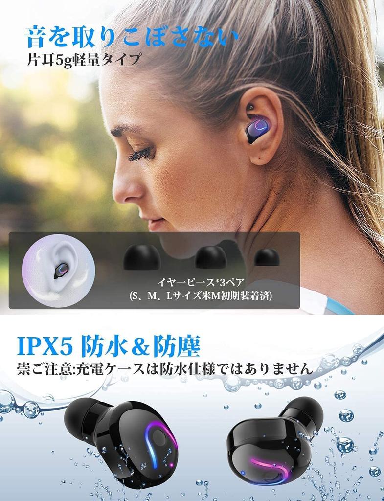 Bluetooth Equipped with Bluetooth Earphones Wireless Earphones Bluetooth Earphones Earphones with 6 Hours Playback Total 200 Hours Playback Comes with