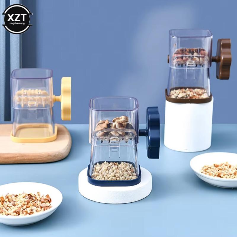 Портативная ручная дробилка для орехов, арахисовая дробилка, ручная измельчитель для шоколада