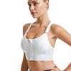 Women Sport Bras Plus Size Crisscross Shockproof Front Zipper Wireless Underwear Run Vest for Female Yoga Sport Bra Intimates Fitness Bralette