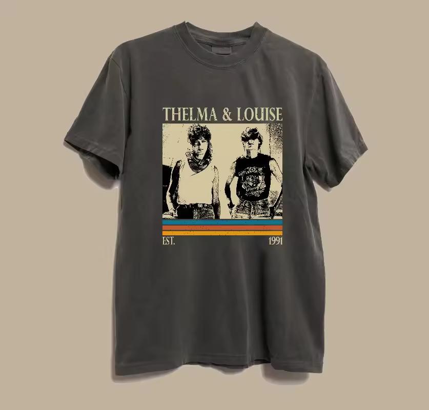 Thelma & Louise Movie Shirt Summer Men's and Women's Loose and Breathable T-shirt Top