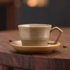 Ceramic Coffee Cup And Saucer Set Retro Afternoon Tea Latte Cup High Value Mug