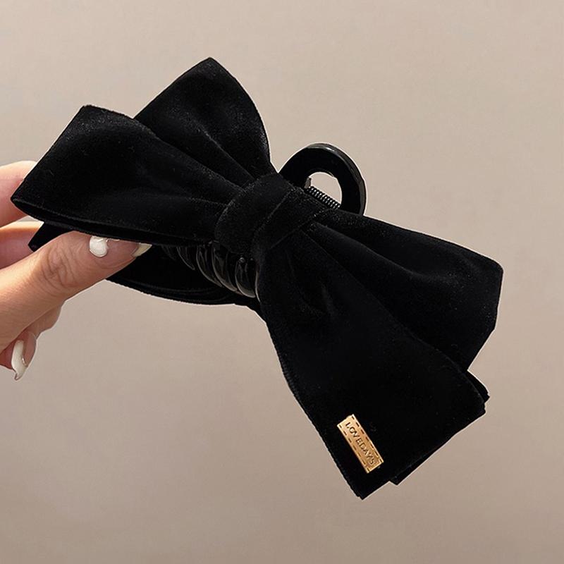 Большой бант для волос коготь нескользящий зажим для волос с сильной фиксацией модные аксессуары для волос для женщин и девочек