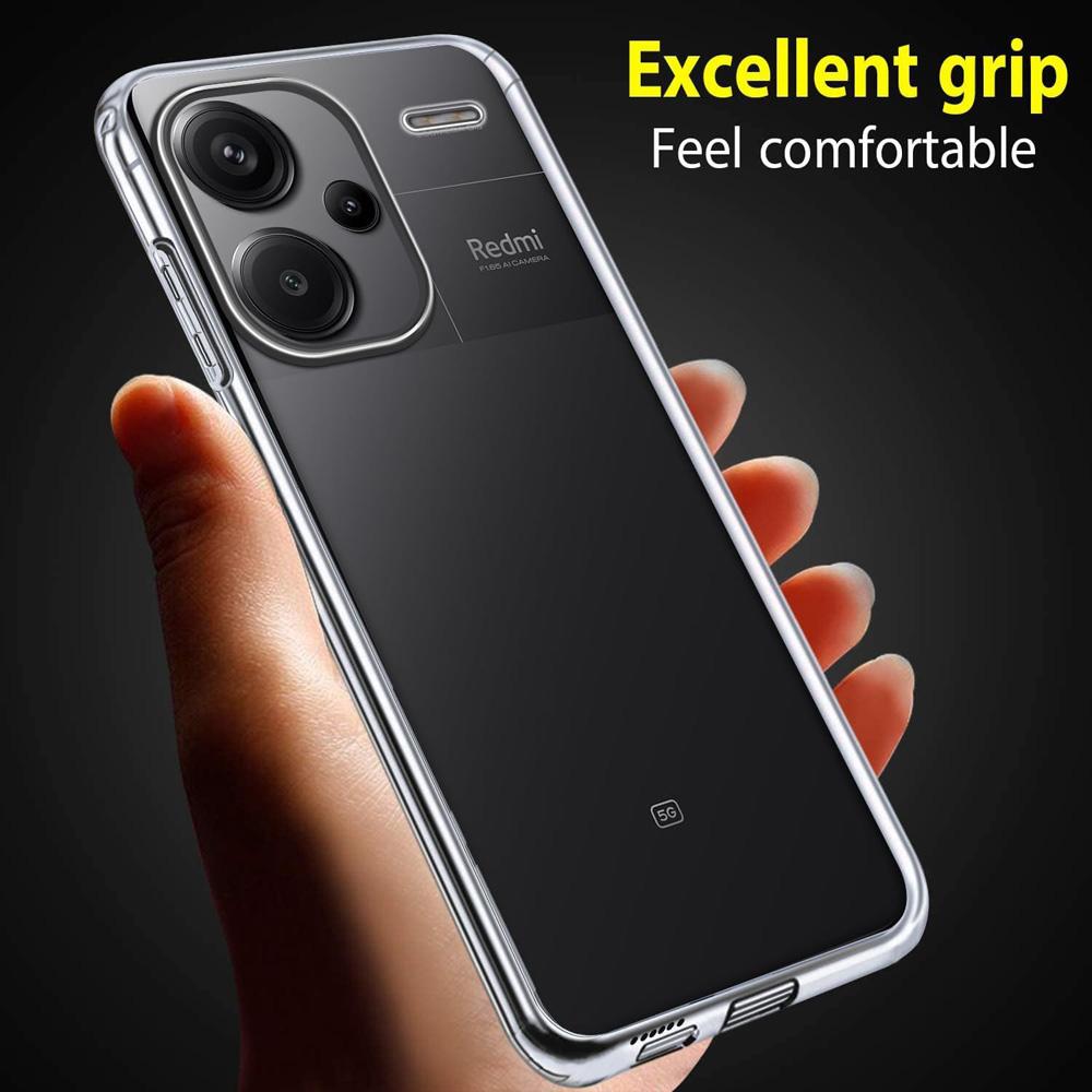 360° Полноразмерный прозрачный чехол для Xiaomi Redmi Note 13 Pro Plus 13 5G 13 Pro 4G 12S 4G 11 11 Pro 5G 10 4G Гибридный силиконовый жесткий противоударный защитный чехол