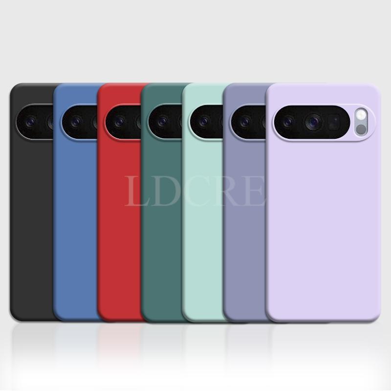 Простой чехол из жидкого силикона для Google Pixel 10 Pro Чехол Pixel 10 Pro Чехол для телефона из ТПУ-резины Защитный чехол Pixel 10 Pro X6 Чехол