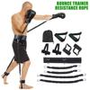 Boxing Resistance Bands Set Speed Agility Vertical Jump Trainer For Women Men Black With Storage Bag