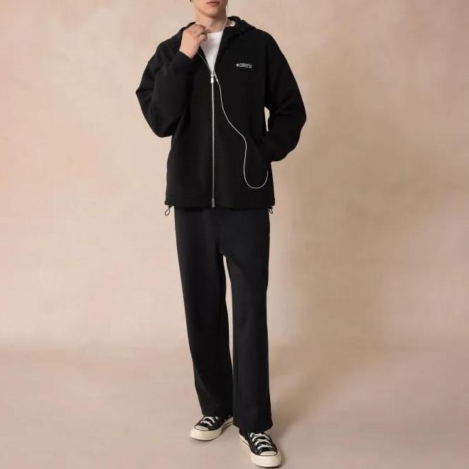 Converse Casual Pants Men's Black Moderate Cuffed Pants MCH873-023