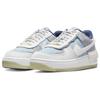 Nike Air Force 1 Shadow On The Bright Side - Женские кроссовки Skate Blue Mountain-White Light-Lime-Green DQ5075-411