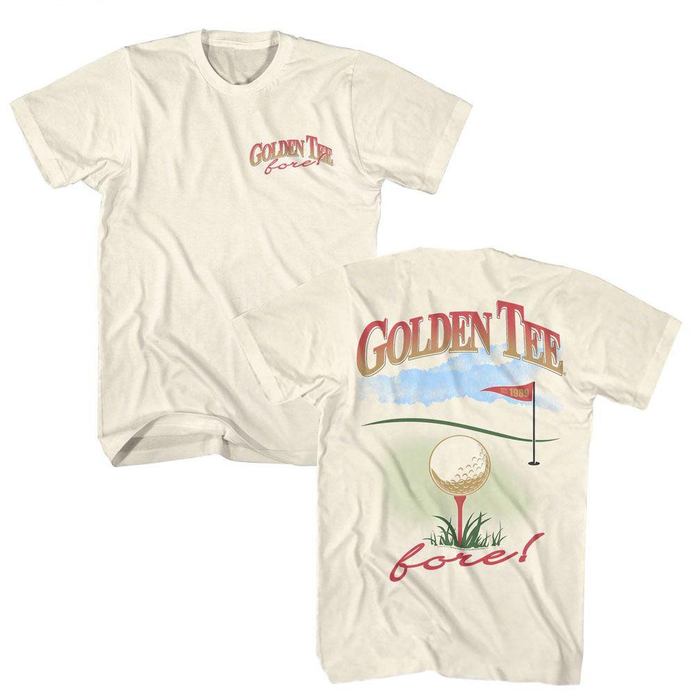 26 Golden Tee Fore Natural Gaming Shirt Unisex T-Shirt