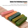 Ластики для полировки гитарных ладов, абразивные резиновые блоки с зернистостью 180, 400, 1000 и 1500