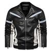 Мужская осенне-зимняя мужская куртка высокого качества, кожаная куртка в мотоциклетном стиле, мужские деловые повседневные куртки для мужчин, теплое пальто