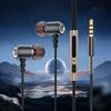 In-Ear Wired Bass with Noise-Cancelling Earbuds Enhanced Mic HiFi Sound Type-C Wired