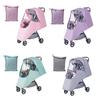 Baby Stroller Cover Stroller Accessories Universal Waterproof Cover Windproof Dust Cover Zipper Open