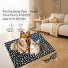 Adjustable Temperature Pet Heating Pad Plush Warm Heated Pet Bed Cat Electric Blanket  Winter