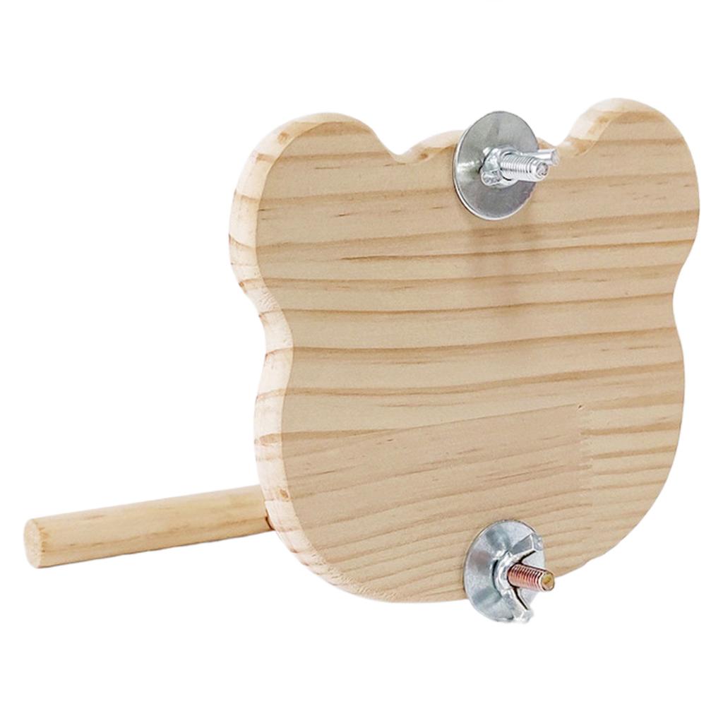 Подставка-жердочка для птиц, зеркало, игрушка для попугаев, подставка для клетки, платформа, игрушка для клетки, зеркало в форме медведя, аксессуары для клетки, игрушка для птиц