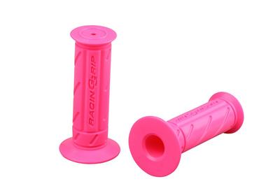 POSH 811463 Мини-гоночные грипсы, закрытый конец, диаметр ручки 0,9 дюйма (22,2 мм), розовый