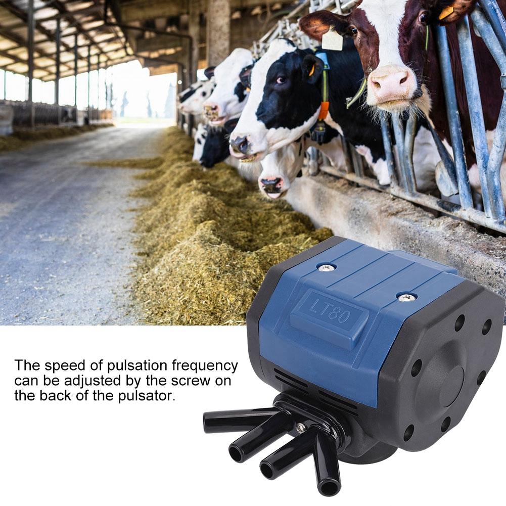 Universal 4 Outlets Milking Machine Air Pneumatic Pulsator for Cattle Goat Farming Equipment