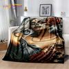 3D Gothic Horror Female Skull Dead Girl Soft Plush Blanket,Flannel Blanket Throw Blanket for Living Room Bedroom Bed Sofa Picnic