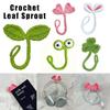 Crochet Leaf Bud Headphone Decor Versatile Cable Tie New Crochet Leaf Sprout