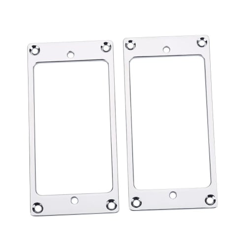 Set of 2 Pickup Frames, Guitar Pickup Rings, Easy to Use, Decorative, Metal, Stable, Deformation Resistant, Replacement Accessories for Musical Instru