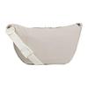 New Adidas Recycled Polyamide Shoulder Bag Unisex Light Gray JJ4343