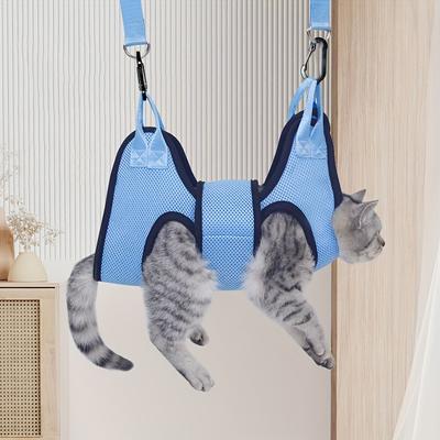 Гамак для собак Comfort Grip Pet Hammock для собак — защита от царапин и укусов, идеально подходит для стрижки когтей, приема лекарств и ухода за шерстью