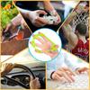 3 PCS Fitness Strength Silicone Resistance Band Wrist Exerciser Hand Grip Finger Trainer