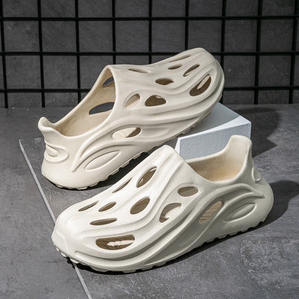 Унисекс Легкие Летние Пляжные Сандалии с Закрытым Носком и Нескользящей Подошвой