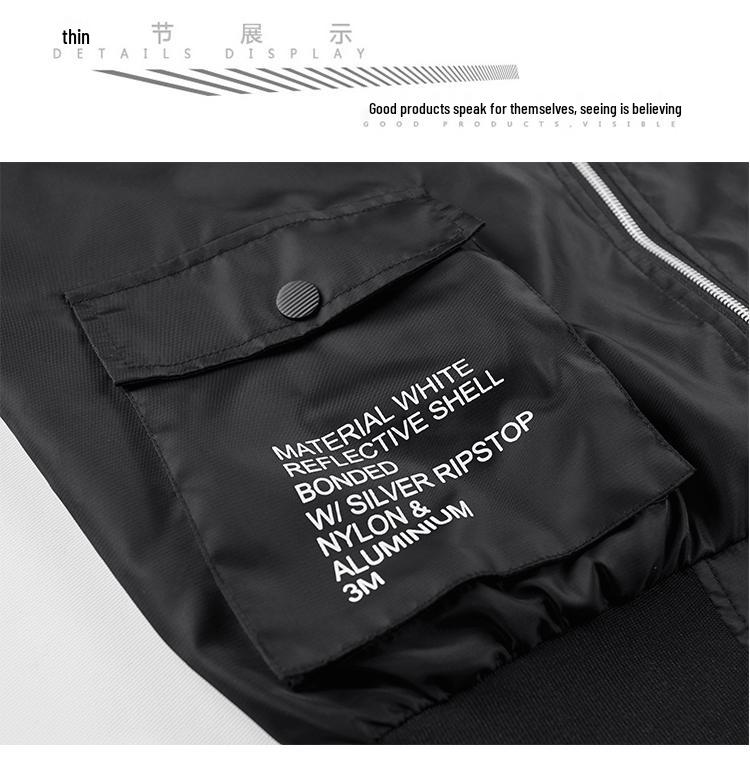 Мужская бомбер-куртка NASA MA-1: Стиль формы астронавта, Мода ВВС Европы и Америки