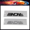 3D Premium ABS 30T 30 T for Car Fender Trunk Rear Bonnet Decal Emblem Badge Sticker