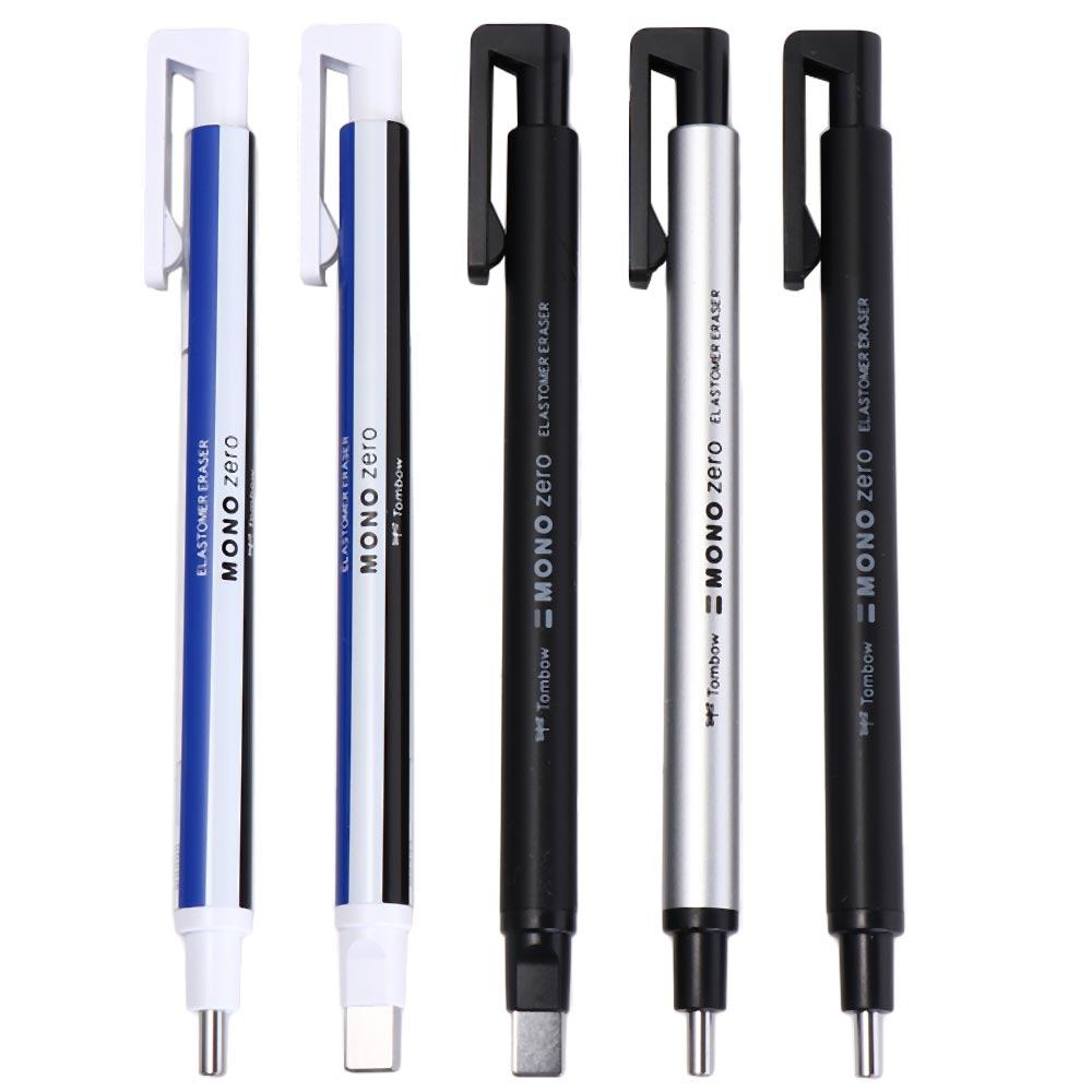High Precision Mechanical Eraser Press Type Pencil Eraser Pen Shape Rubber  Manga Highlight