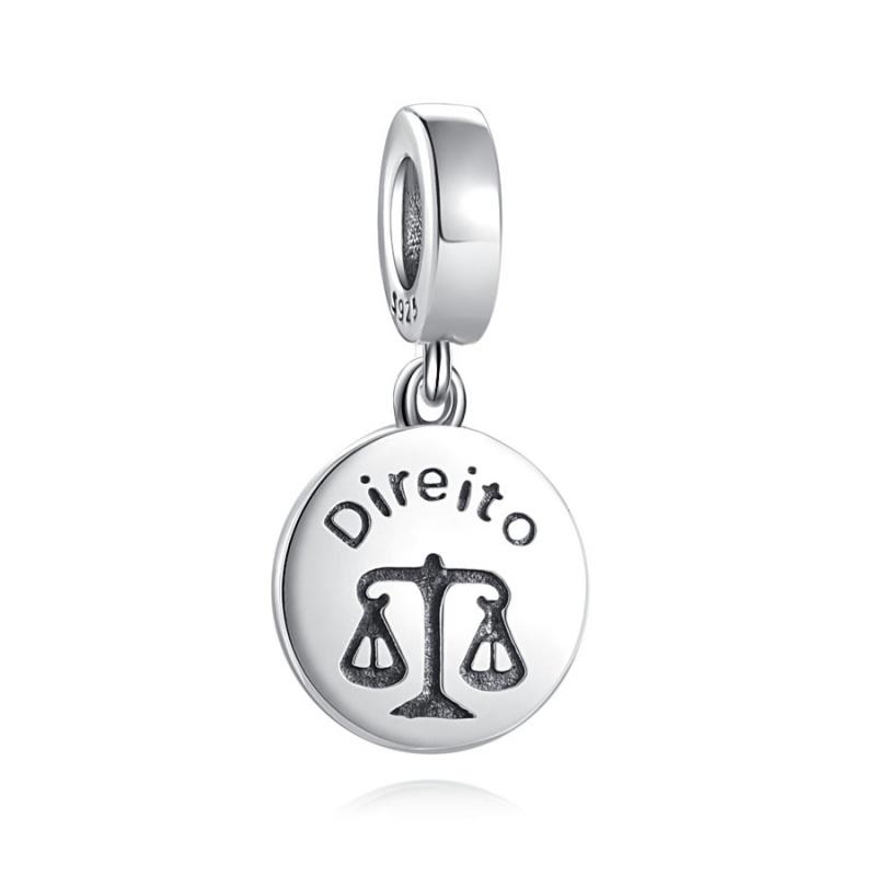 New 925 Silver Medical Legal Psychology Pendant Beads Suitable for Original Bracelets DIY Jewelry Nurse Doctor Lawyer Gifts