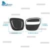 Real Soft Carbon Fiber Stickers For Mercedes Benz Smart 453 Fortwo/Forfour 2016 2017 2018  Sides Car Gear Shift Panel Frame