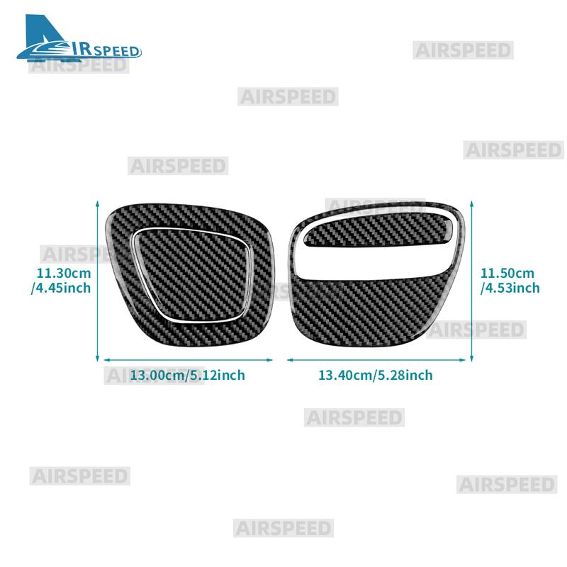 Real Soft Carbon Fiber Stickers For Mercedes Benz Smart 453 Fortwo/Forfour 2016 2017 2018 Sides Car Gear Shift Panel Frame