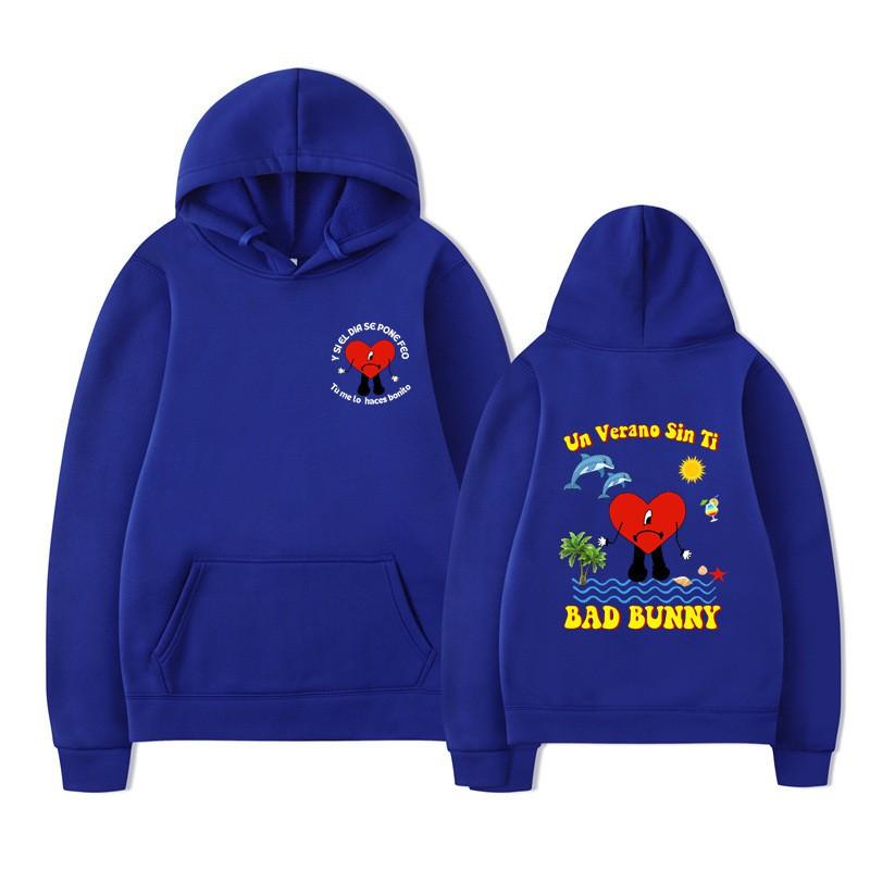Bad Bunny Un Verano Sin Ti Hoodie Men Women Casual Graphic Sweatshirt