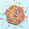 Unisex Fashion Loose Beads 100PCS Handmade Material Acrylic Beads Handcraft 10mm Beads for DIY Heart Star Beads Jewelry Making Accessories