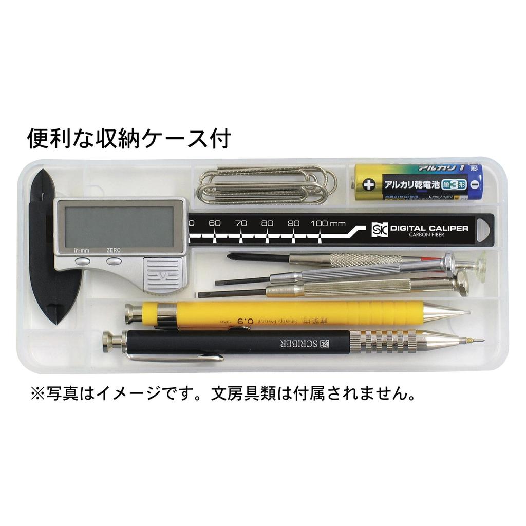 Цифровой штангенциркуль Niigata Seiki SK из углеволокна без глубиномера, 100 мм, CDN-100,