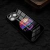 Крутой чехол-накладка K-Knight Rider для IPhone 17 Air 16 E Pro Max 15 14 13 Mini 12 Pro 11 Max Plus Черная стеклянная крышка