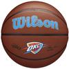 Wilson Team Alliance Oklahoma City Thunder Ball, Unisex Brown Basketball