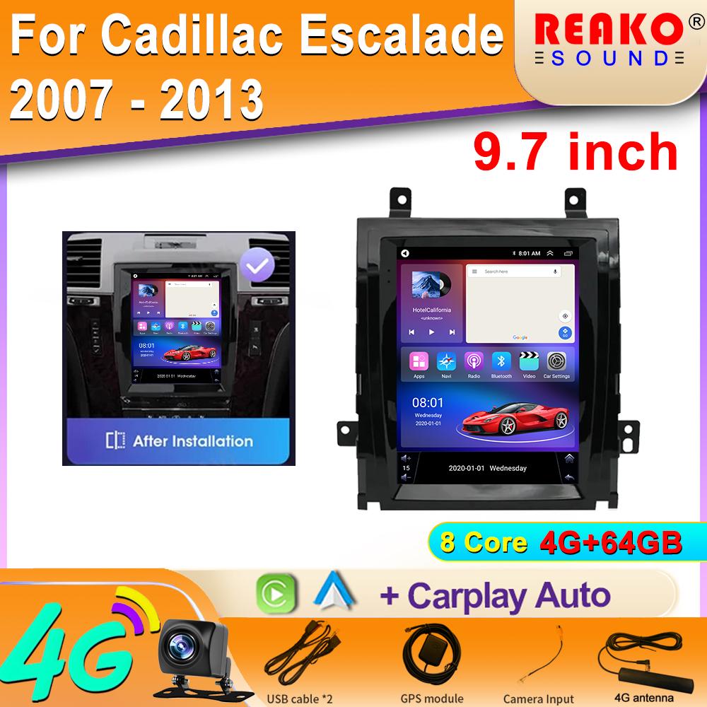 Для Cadillac Escalade 2007 2008 2009 2010 - 2013 Android Car Stereo Radio Multimedia Video Player WIFI GPS Carplay Head Unit