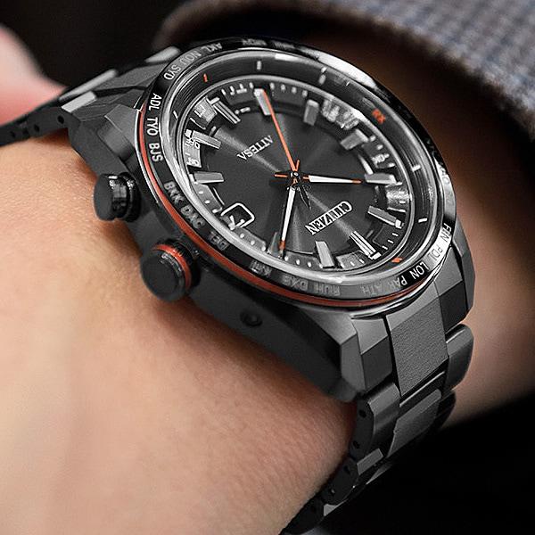 Citizen CB0286-61E ( Watch ATTESA Solar-powered Eco-Drive Radio-controlled ACT Line Black Titanium Series)