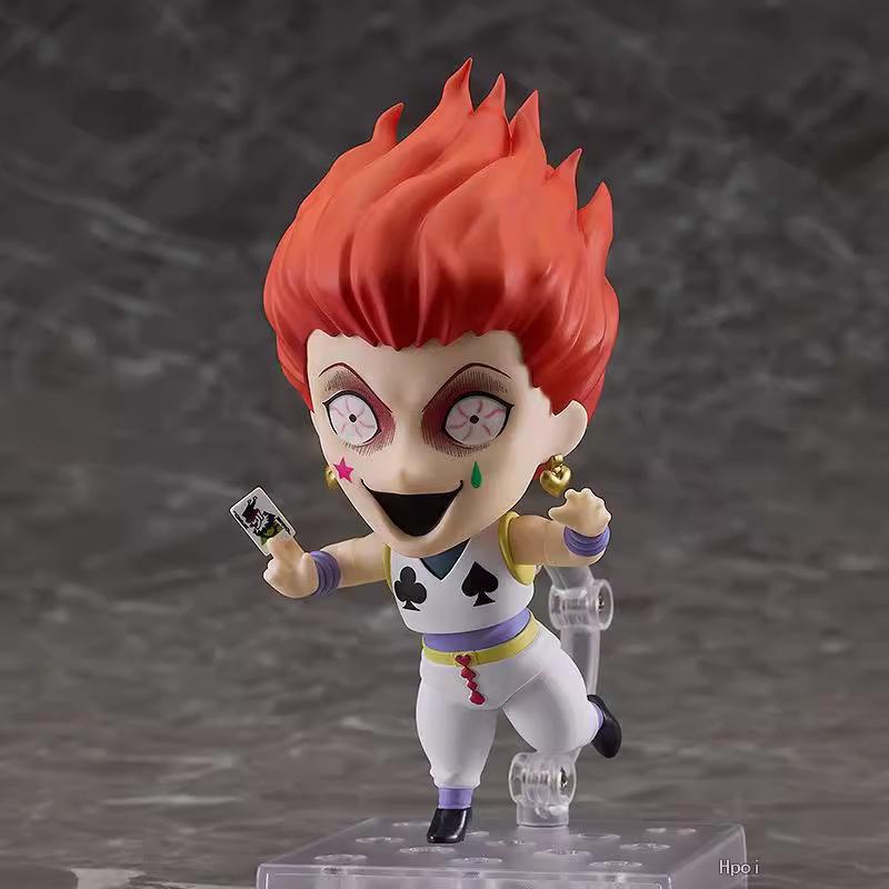 Фигурка Hunter x Hunter Q Edition Хисока Мультяшная Модель Подвижная Кукла GK Статуя Сменное Лицо Детские Игрушки Рождественский Подарок