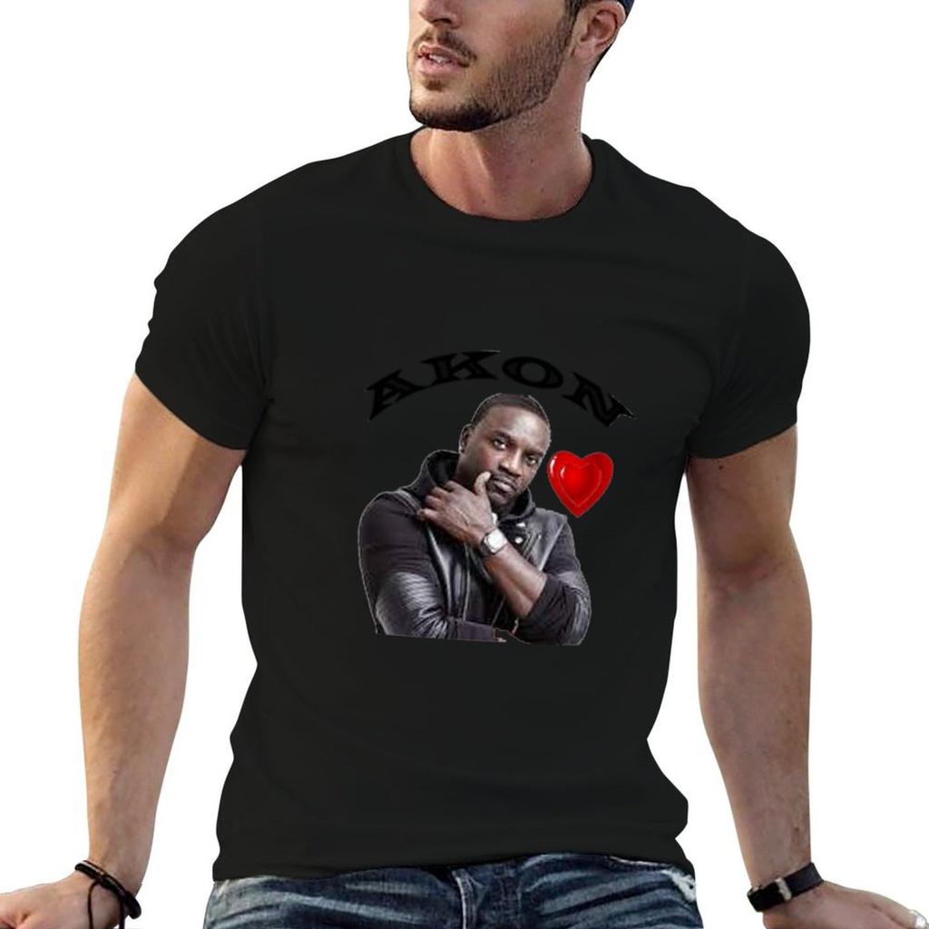 akon T-Shirt t shirts for man pack cotton men t shirt cotton 100% t shirts for man cotton funny