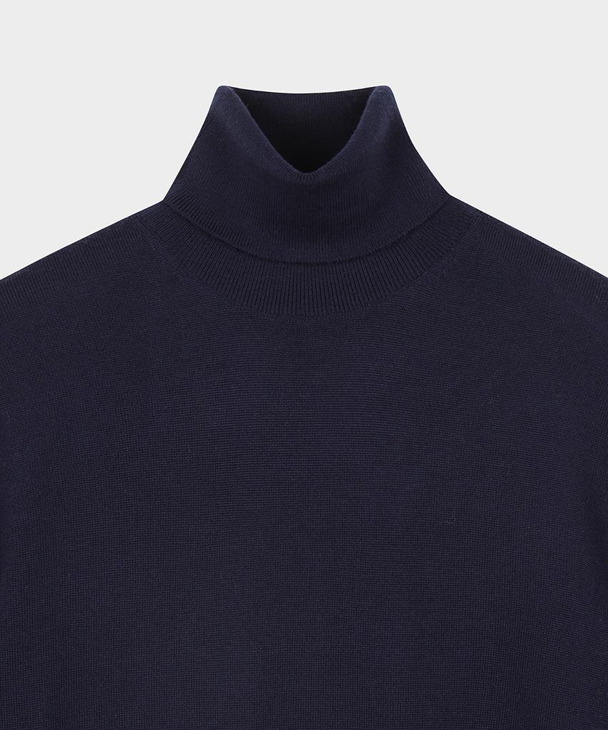 Шерстяной водолазка из мериносовой шерсти BROOKS BROTHERS (военно-морской флот) (Bbwumf4323Qew)