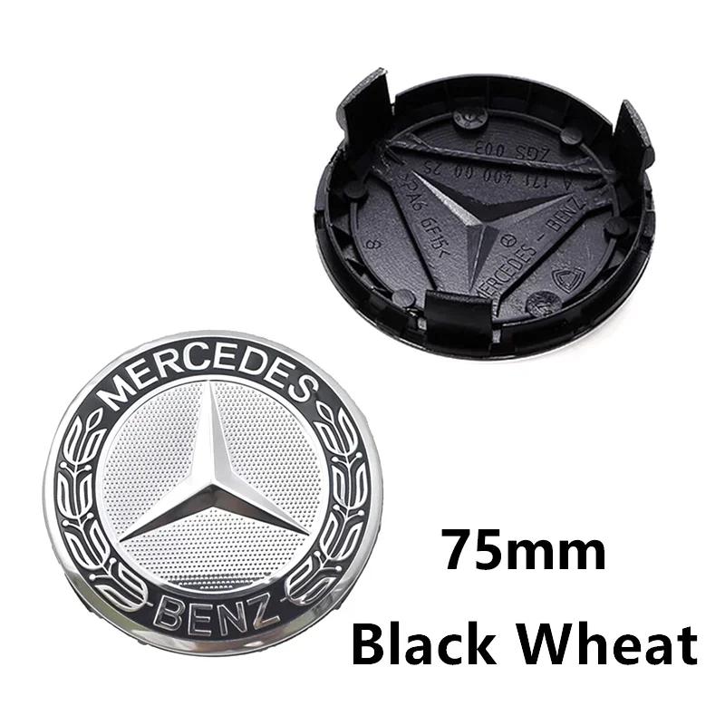 20 40 60 80 PCS 56mm 60mm 68mm 75mm 3Pin GLA GLB GLC A B C E Mercedes Benz Car Wheel Hub Center Caps Cover Badge Emblem Logo