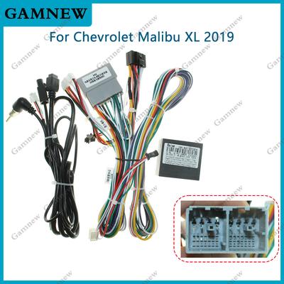 Автомобильный 16-контактный жгут проводов для аудио с блоком Canbus для Chevrolet Malibu XL Equinox, адаптер проводов для установки стерео